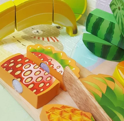 Set de frutas para cortar